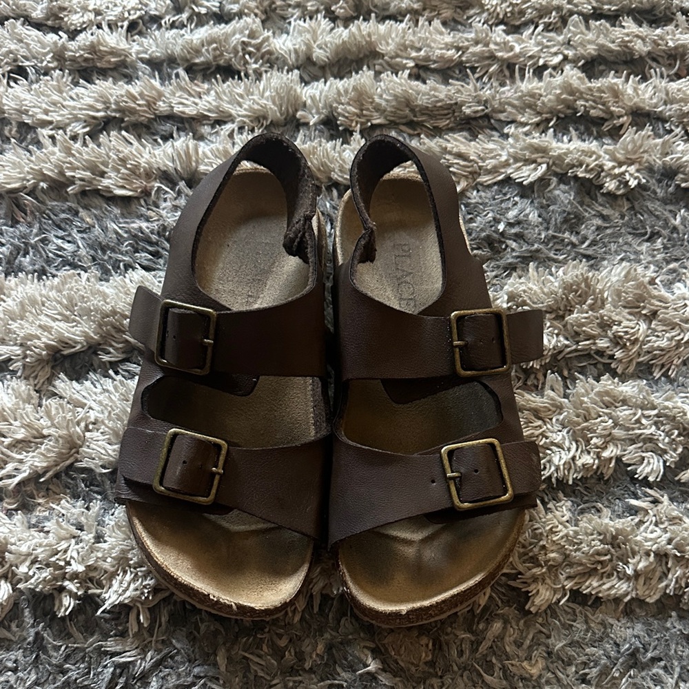 The Children's Place Brown Buckle Sandals